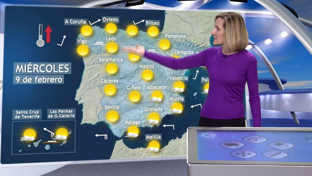 Se acerca un frente con fuerte viento y mala mar: el tiempo que hará el miércoles, 9 de febrero