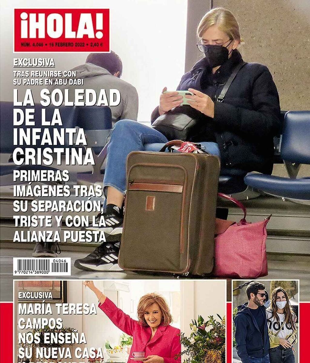 Primeras fotos de Cristina de Borbón tras separarse de Urdangarin