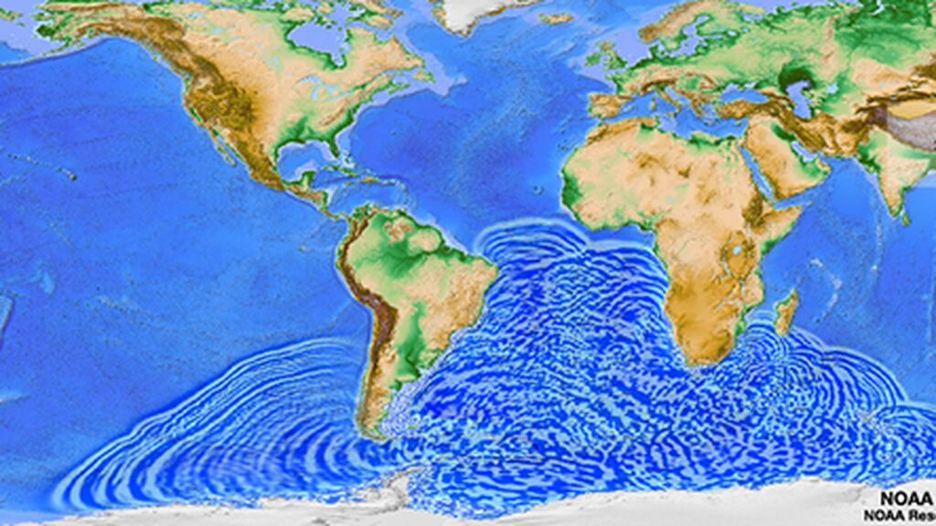 Un tsunami silencioso se extendió por los océanos de todo el mundo en 2021: así lo explican los científicos