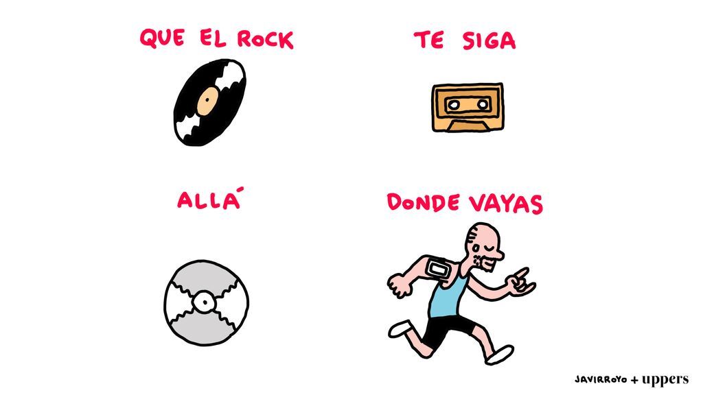 La viñeta de Javirroyo: "Que el rock te siga allá donde vayas"