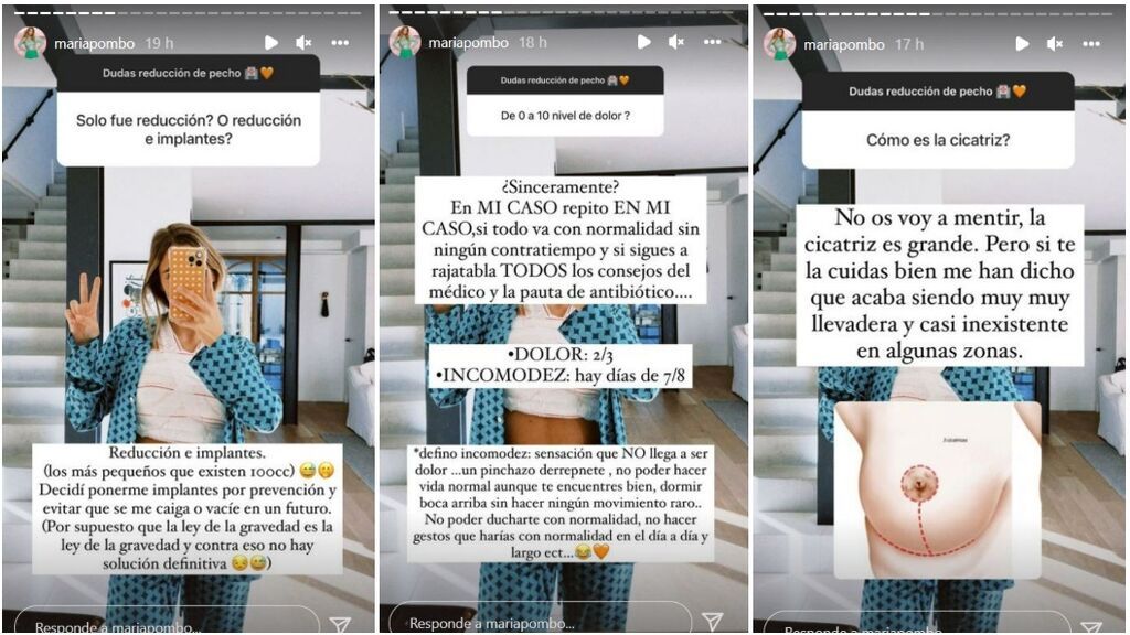 María Pombo resuelve las dudas de sus seguidores