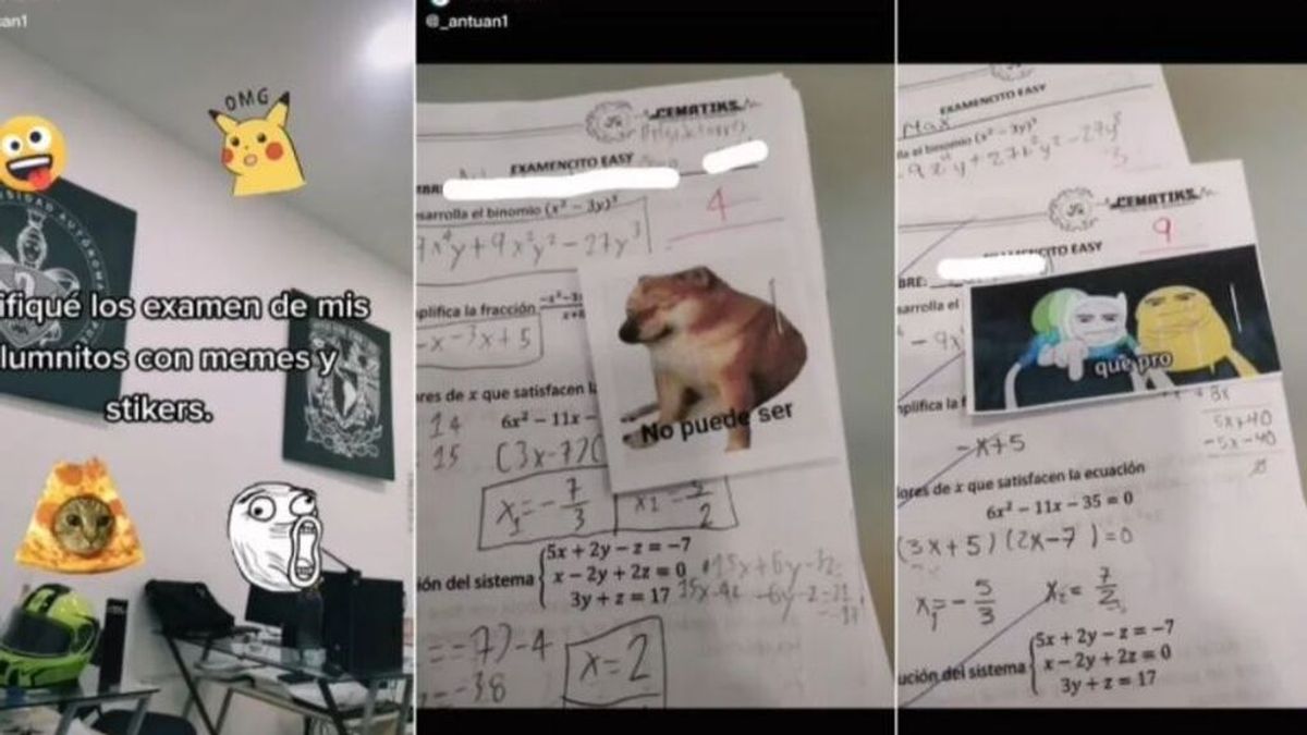 Un profesor mexicano arrasa en las redes utilizando memes para calificar a sus alumnos