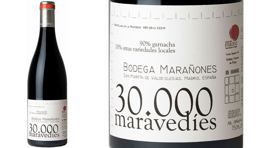 Botella de 30.000 maravedíes