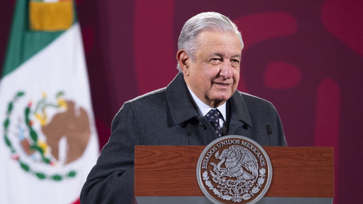 Andrés Manuel López Obrador, presidente de México, en una rueda de prensa Andrés Manuel López Obrador, presidente de México, en una rueda de prensa