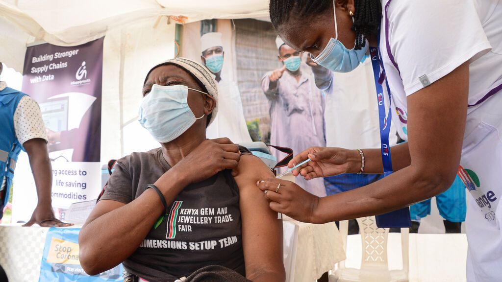 Vacunación del covid en África