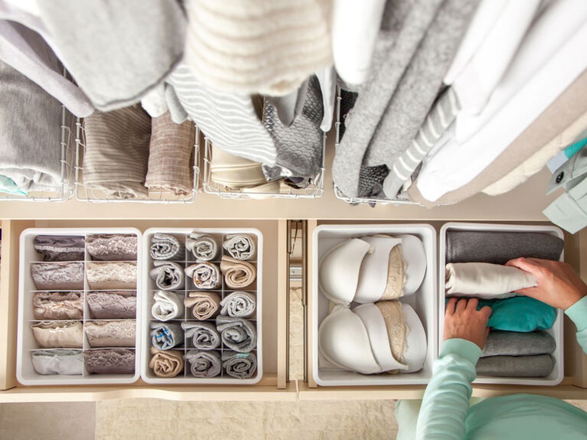 30 trucos para organizar los cajones de tu armario