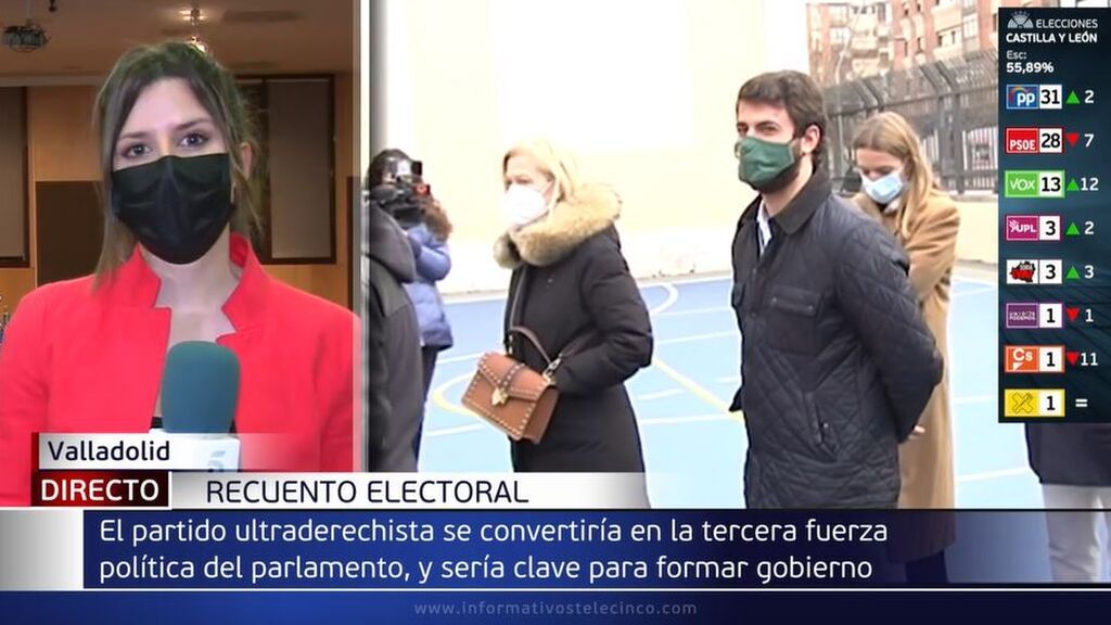Vox se convierte en la tercera fuerza política votada en las elecciones de Castilla y León