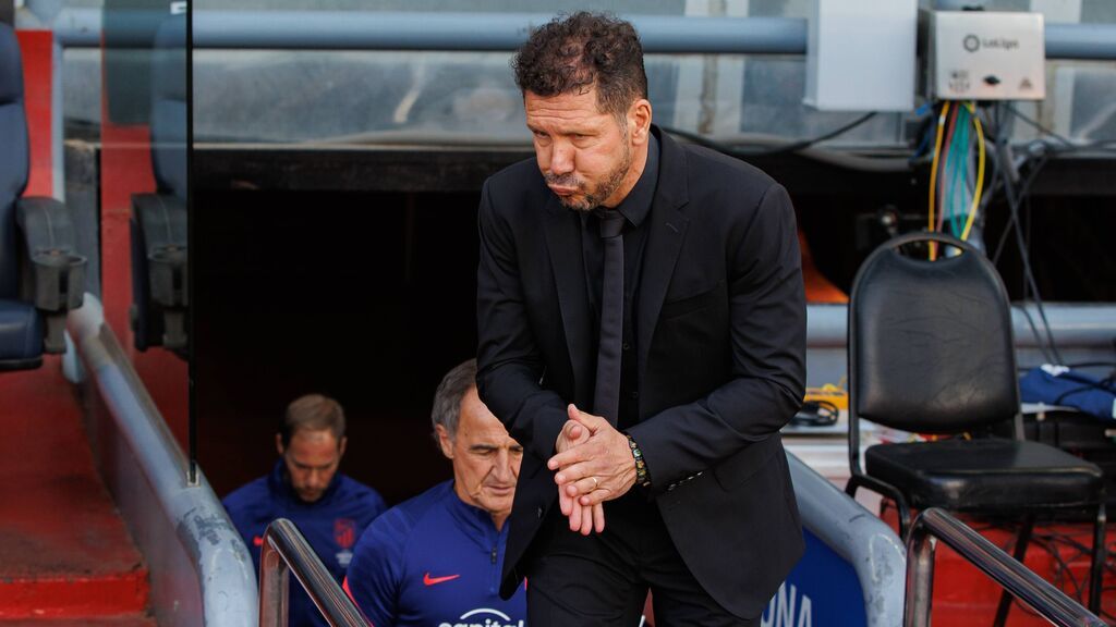 La locura del Cholo Simeone con otra remontada del Atlético: saltos, euforia y carrera al vestuario