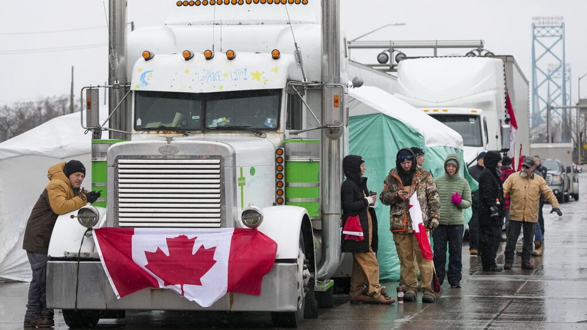Protestas contra las restricciones en Canadá en el puente Ambassador: comienzan los arrestos en la zona