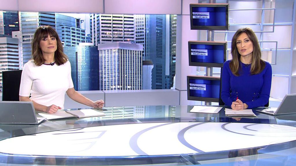 Con Arancha Morales y Leticia Iglesias Informativos Telecinco 2022 Matinal 14/02/2022