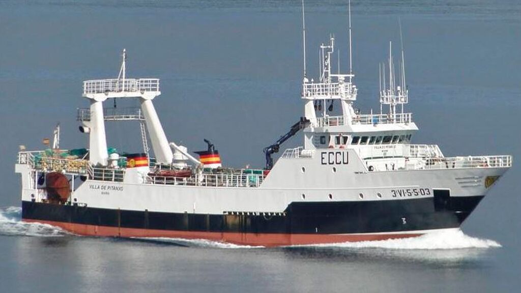 Naufragio de un barco gallego en aguas de Canadá
