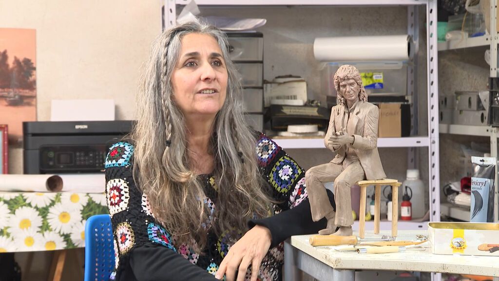 Susana Ruiz, autora de la escultura olvidada de Camarón