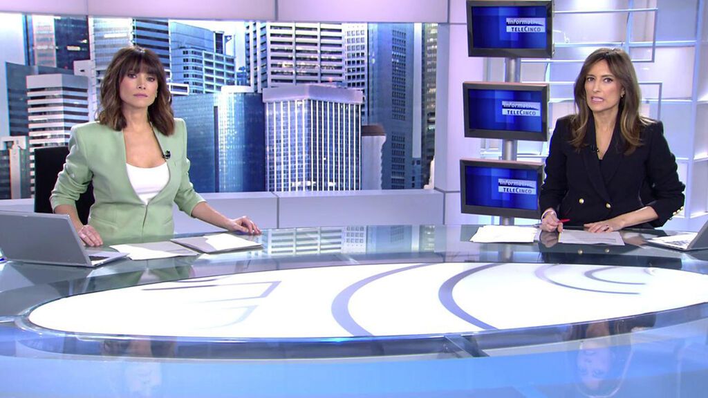 Con Arancha Morales y Leticia Iglesias Informativos Telecinco 2022 Matinal 15/02/2022