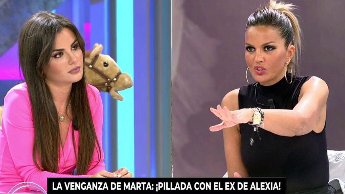 Alexia Rivas y Marta López se ven las caras tras protagonizar un nuevo  triángulo amoroso