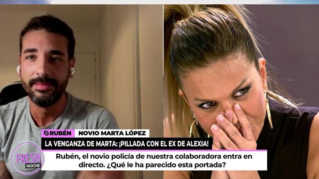 Marta López rompe a llorar con el apoyo público de su novio Rubén: "Me casaría contigo ahora mismo"