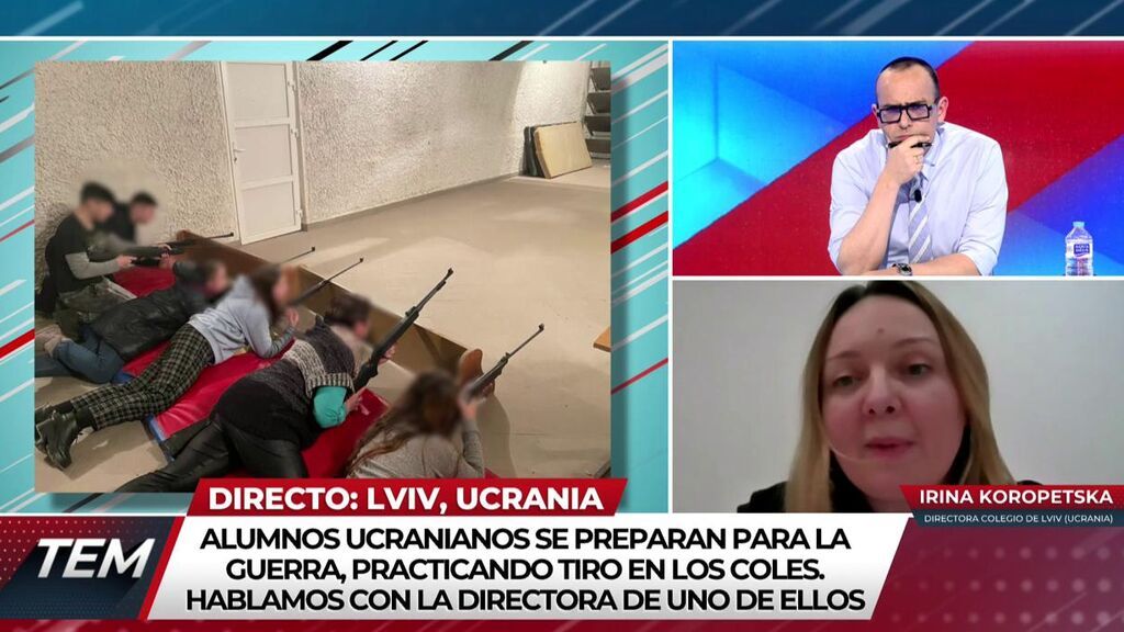 'TEM' ha hablado con Irina Koropetska, directora de un colegio de la ciudad de Kyf, y profesora de español