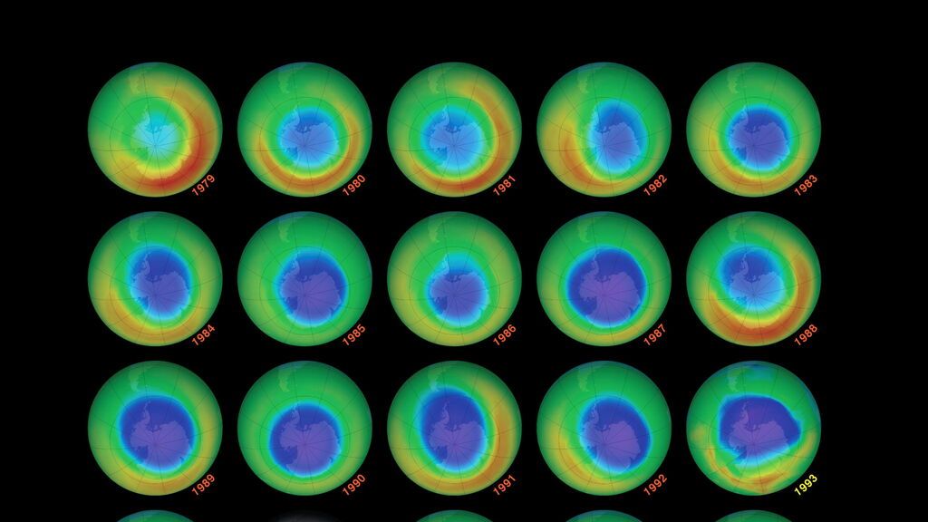 ¿De qué tamaño es el agujero de la capa de ozono?