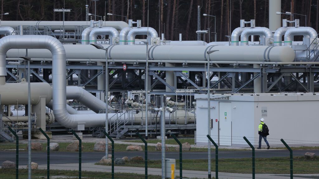 Estación receptora del gasoducto Nord Stream 2 cerca de Lubmin, Alemania