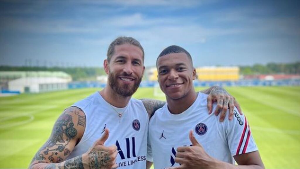 El PSG promete a Mbappé la salida de Sergio Ramos este verano si renueva su contrato por una temporada más