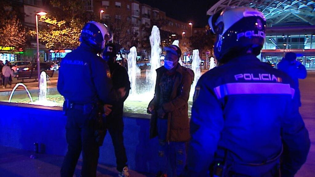 Noche tranquila en un Madrid blindado por la Policía