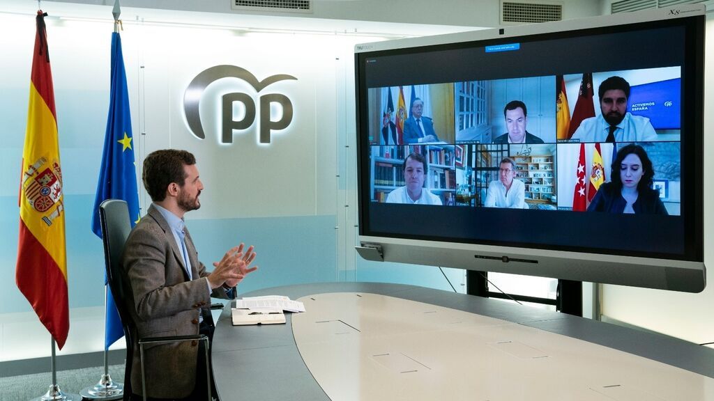Los barones del PP piden a Casado que ataje la "hemorragia" y devuelva la unidad al partido