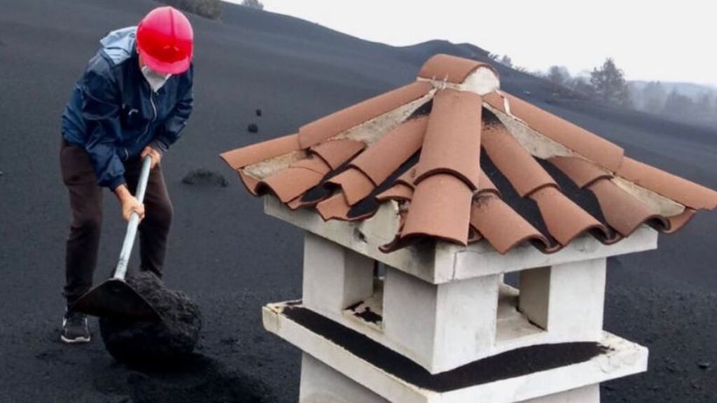 Desenterrando la casa más cercana al volcán