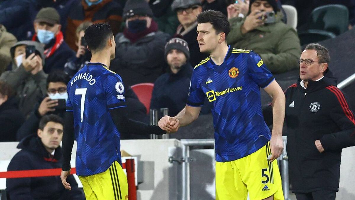 Maguire monta un motín contra Cristiano Ronaldo en el vestuario: no quiere ceder la capitanía Maguire monta un motín contra Cristiano Ronaldo en el vestuario: no quiere ceder la capitanía