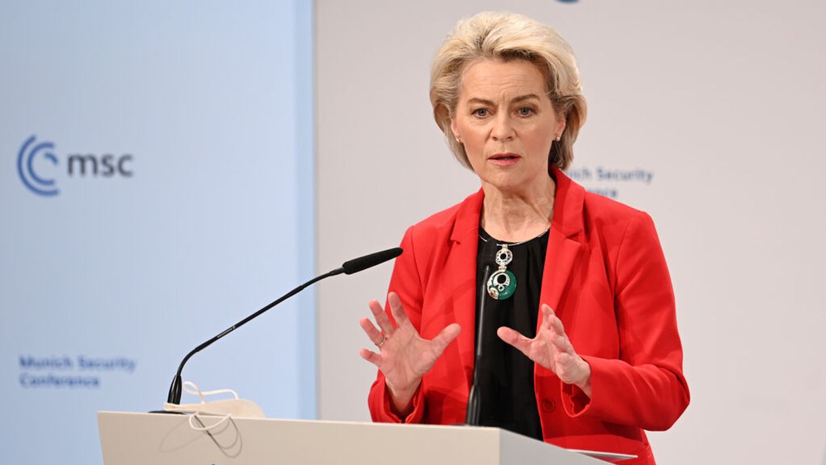 La presidenta de la Comisión Europea, Ursula von der Leyen La presidenta de la Comisión Europea, Ursula von der Leyen