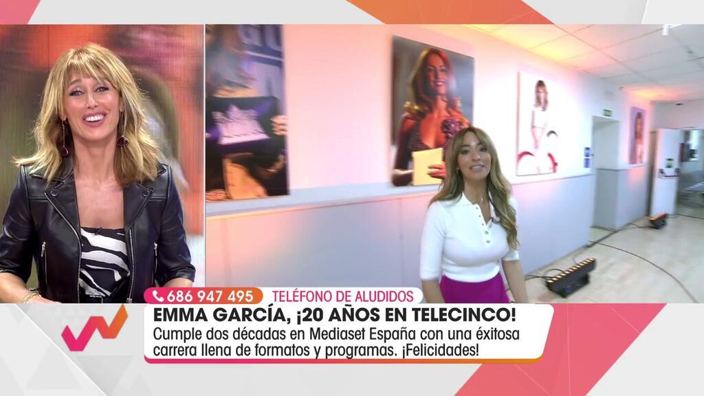 Emma García cumple 20 años en Telecinco