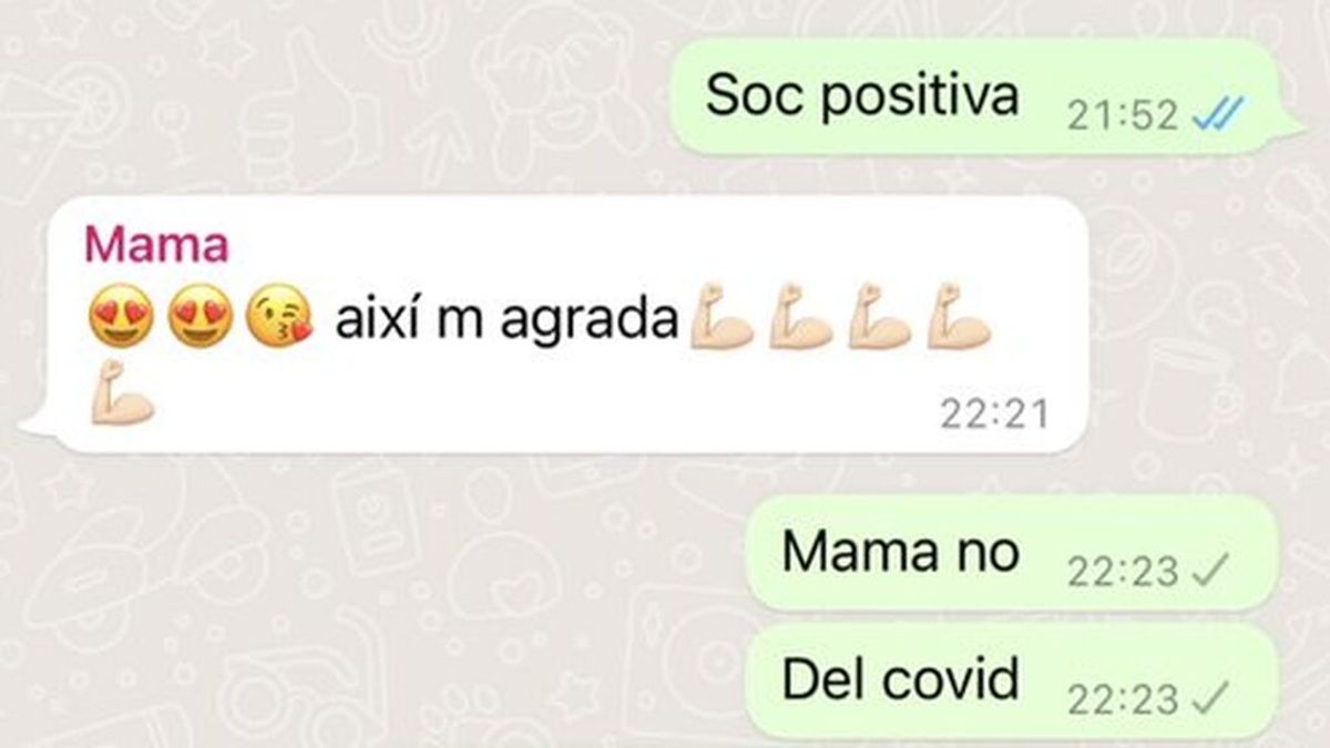 La respuesta de una madre al positivo de coronavirus de su hija que se ha vuelto viral