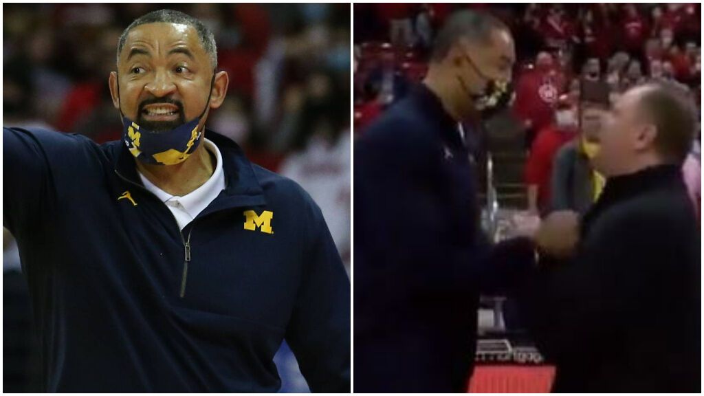 Juwan Howard dio el primer puñetazo en la batalla campal.