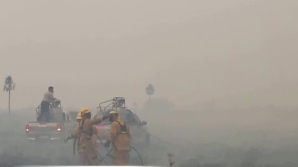 Las impactantes imágenes de los incendios que están arrasando Corrientes, Argentina