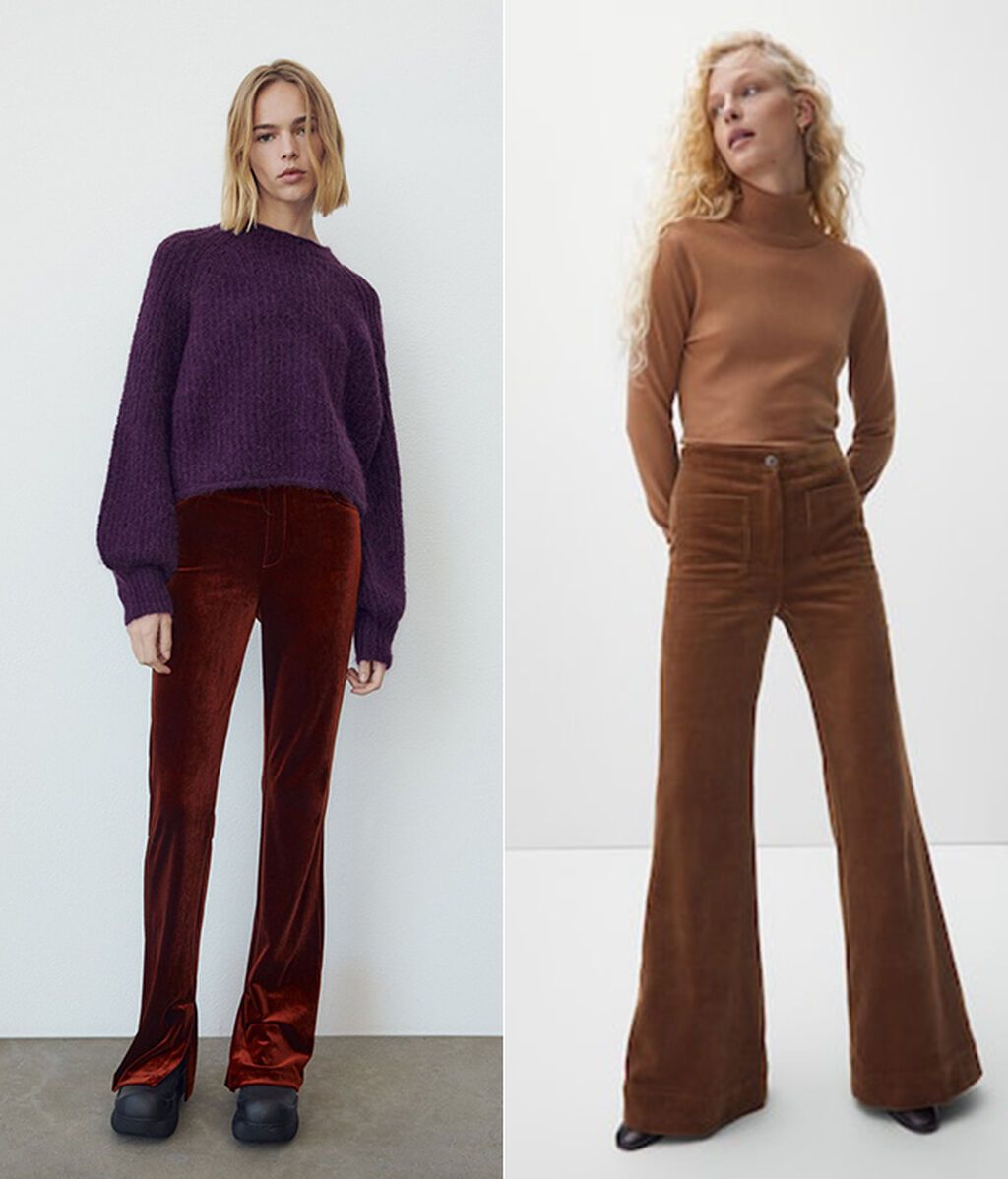 Pantalones de Zara y Massimo Dutti