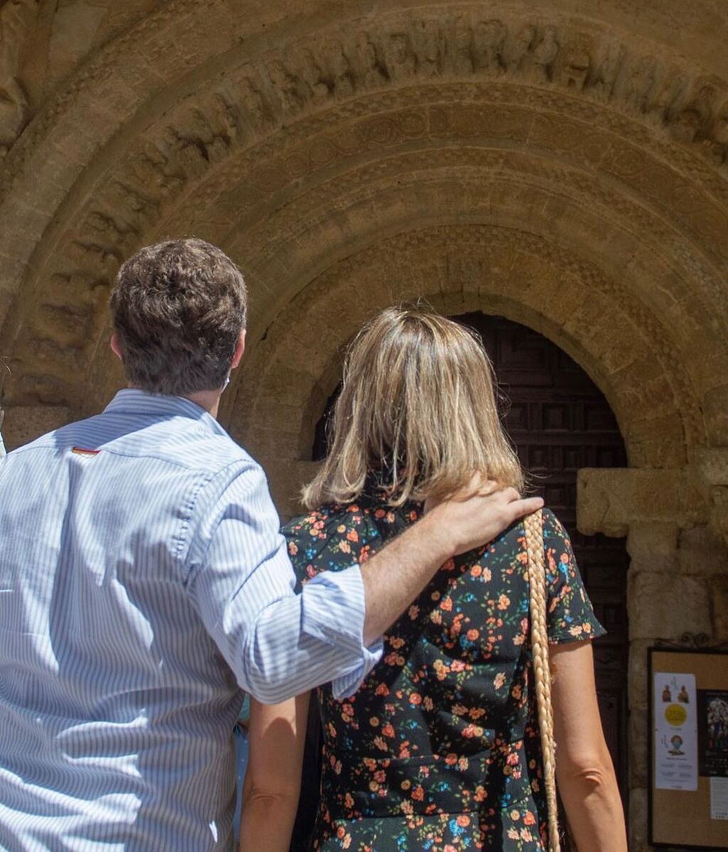 El matrimonio, de turismo por Palencia, la tierra de Casado