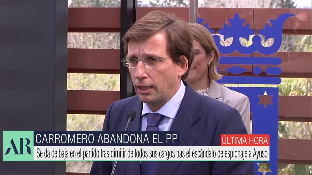 Almeida y su reacción al adiós de Carromero