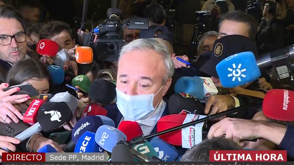 La llegada de los presidentes autonómicos del PP a Génova