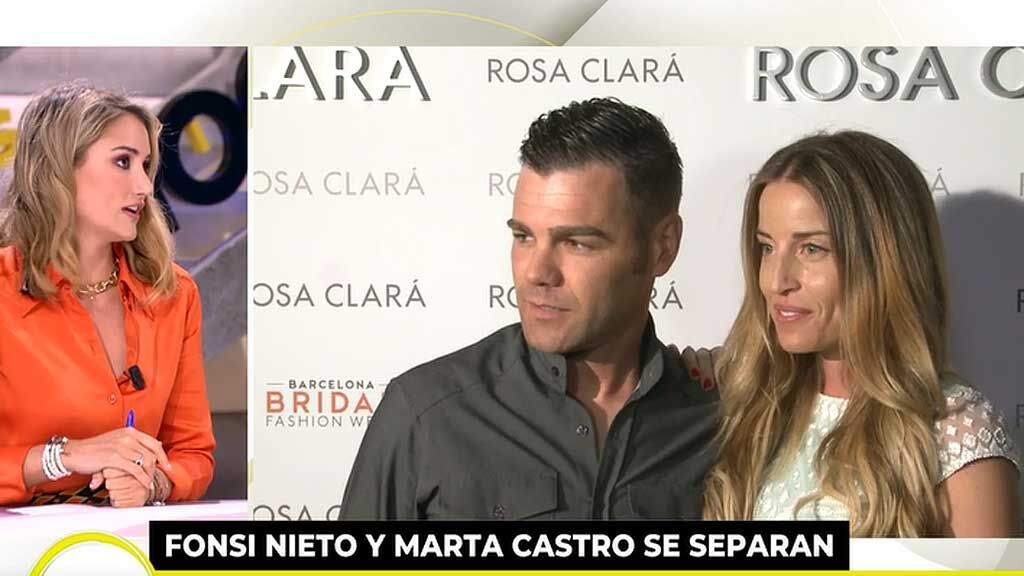 Alba Carrillo reacciona al divorcio de Fonsi Nieto: “Yo no tenía ni idea y he ido bastantes veces a su casa con el niño”