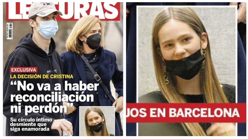 Irene, la hija de Urdangarin y la infanta Cristina, en la portada de Lecturas