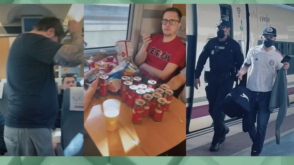 Los hooligan del Manchester United la lían en el AVE de camino a Madrid: varios detenidos