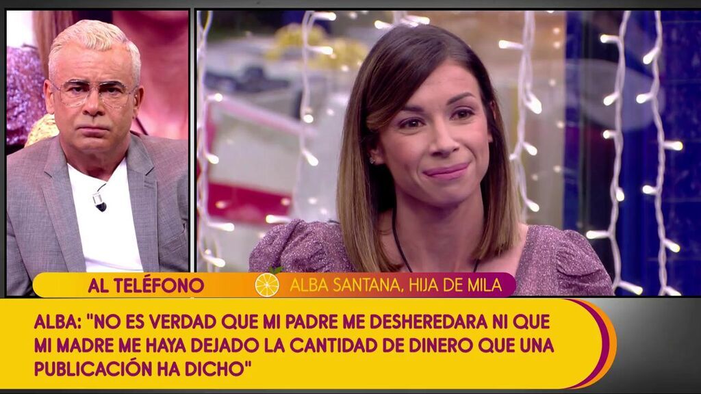 Alba Santana, en 'Sálvame'