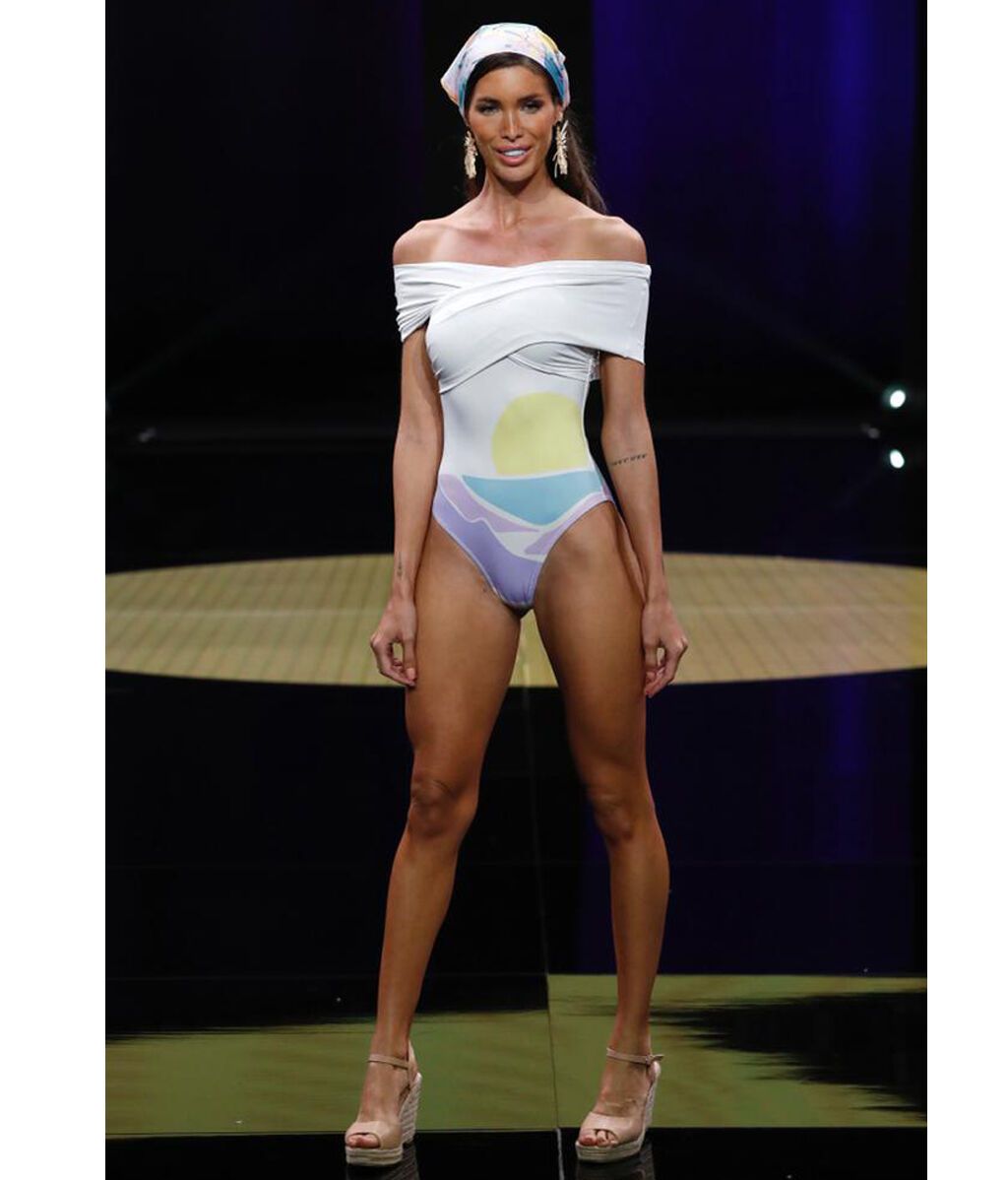 Marta López Álamo, en el desfile de 'Gran Canarias Moda Cálida'