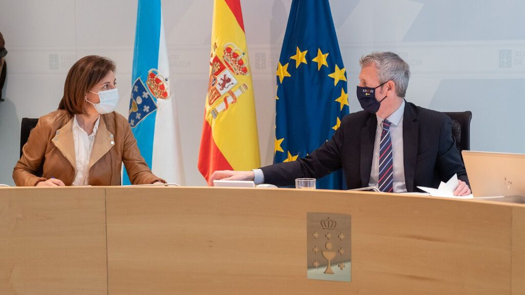 Alfonso Rueda presidiendo el Consello de la Xunta del pasado 24 de febrero.