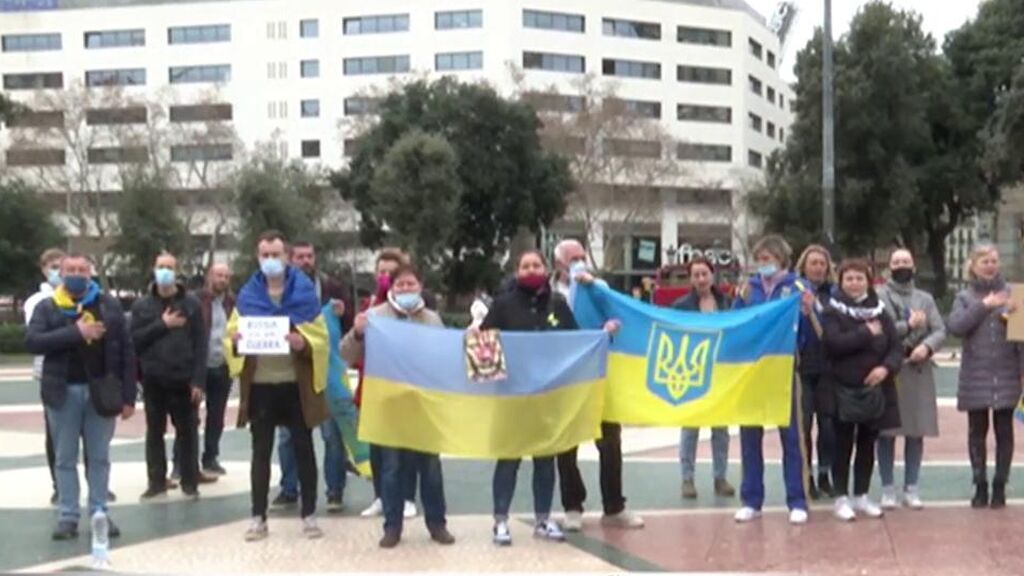 La indignación recorre a la comunidad ucraniana en España: "Están bombardeando mi ciudad"