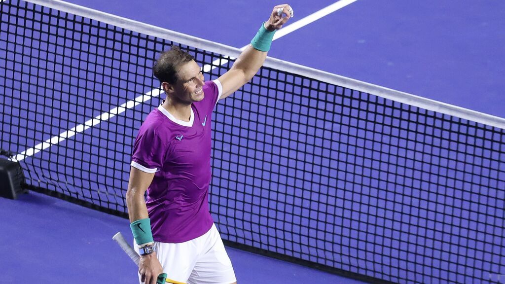 Rafa Nadal avanzó hasta las semifinales de Acapaulco.