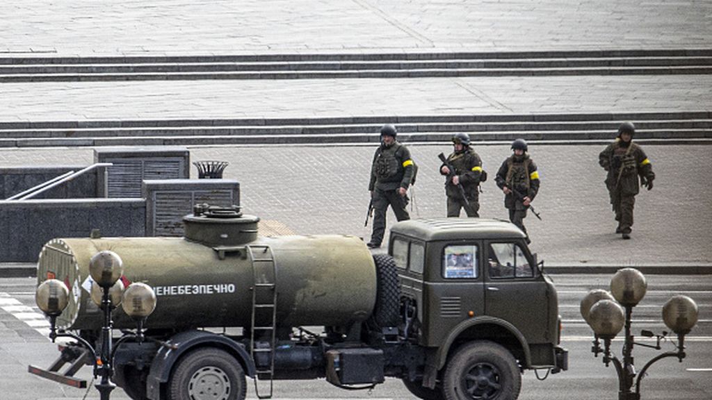 La cuarta jornada de guerra en Ucrania EN IMÁGENES