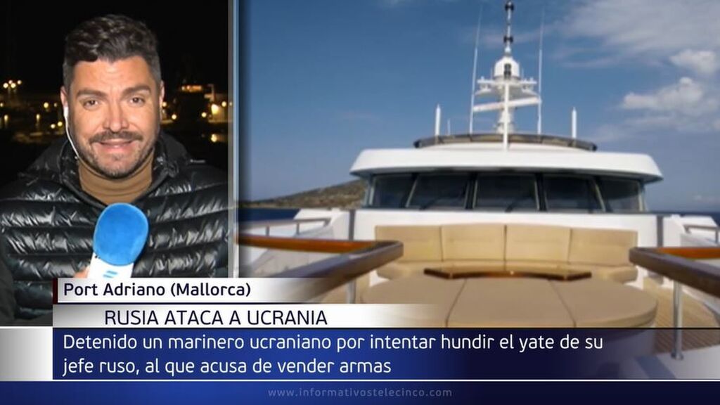 Detienen en Mallorca a un marinero ucraniano por tratar de hundir un yate que podría ser de un magnate ruso
