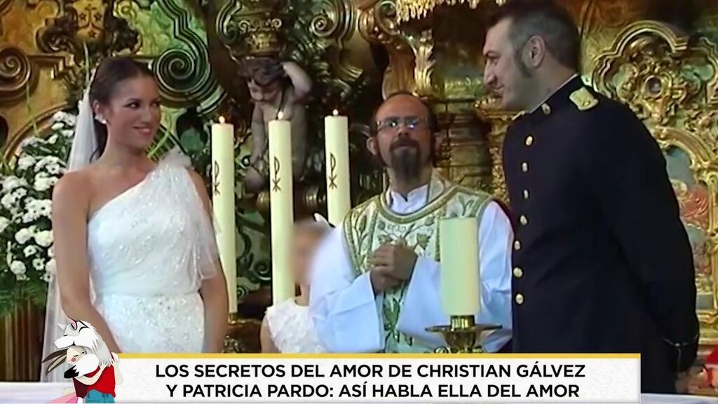 Patricia Pardo, el día de su boda