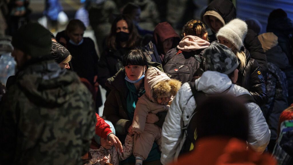 Refugiados ucranianos en Polonia
