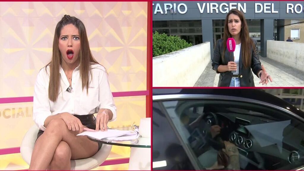 La cara de Nuria Marín al descubrir la noticia de Kiko Rivera