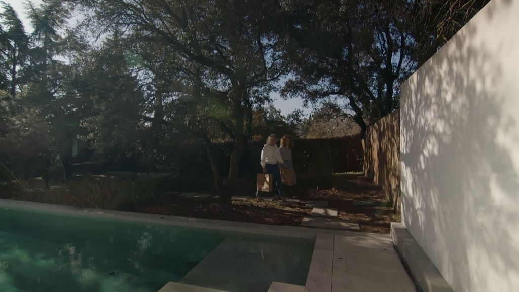 La entrada de la casa